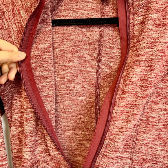 Eddie Bauer Dark Berry Burgundy RUN AROUND Quest Fleece Jacket Women Size Small - Picture 9 of 15